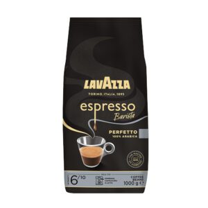 Zak Lavazza Barista Perfetto koffiebonen van 1 KG, perfecte keuze voor barista-kwaliteit koffie thuis of op kantoor." Deze teksten bevatten relevante zoekwoorden zoals de merknaam, producttype, en unieke eigenschappen, terwijl ze ook beschrijvend zijn voor zoekmachines en toegankelijkheid.