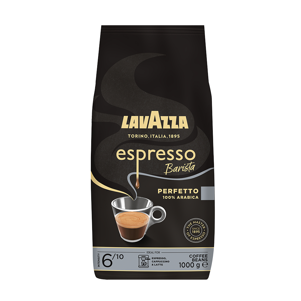 Zak Lavazza Barista Perfetto koffiebonen van 1 KG, perfecte keuze voor barista-kwaliteit koffie thuis of op kantoor." Deze teksten bevatten relevante zoekwoorden zoals de merknaam, producttype, en unieke eigenschappen, terwijl ze ook beschrijvend zijn voor zoekmachines en toegankelijkheid.